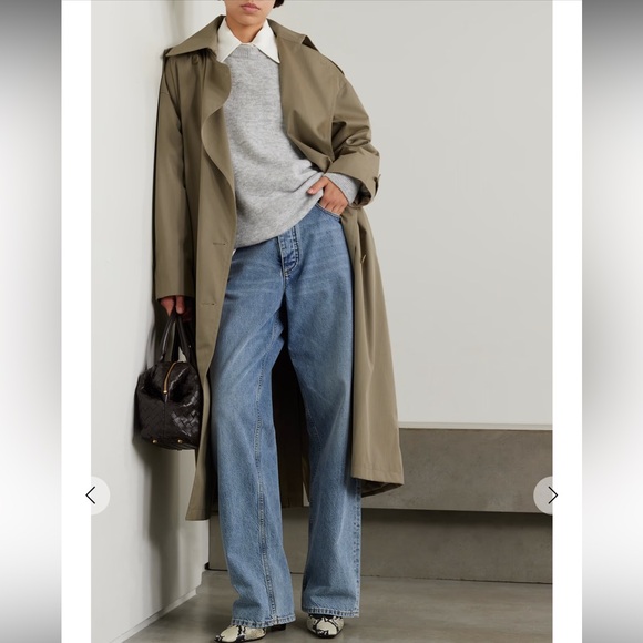 Max Mara Wool Blend Gabardine Trench - Picture 4 of 8